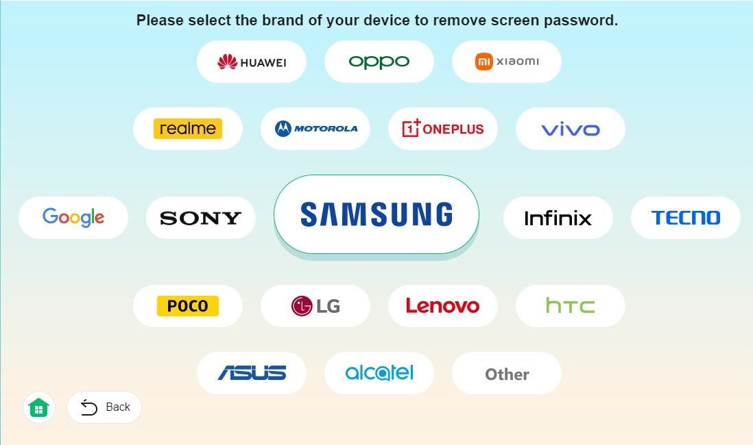 telefonun şifresini unuttum samsung