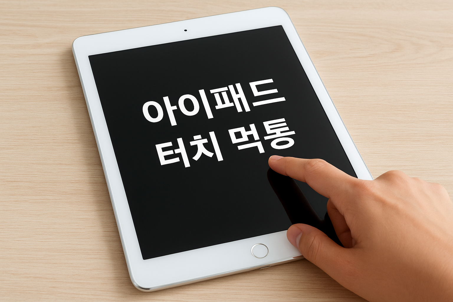 아이 패드 터치 먹통
