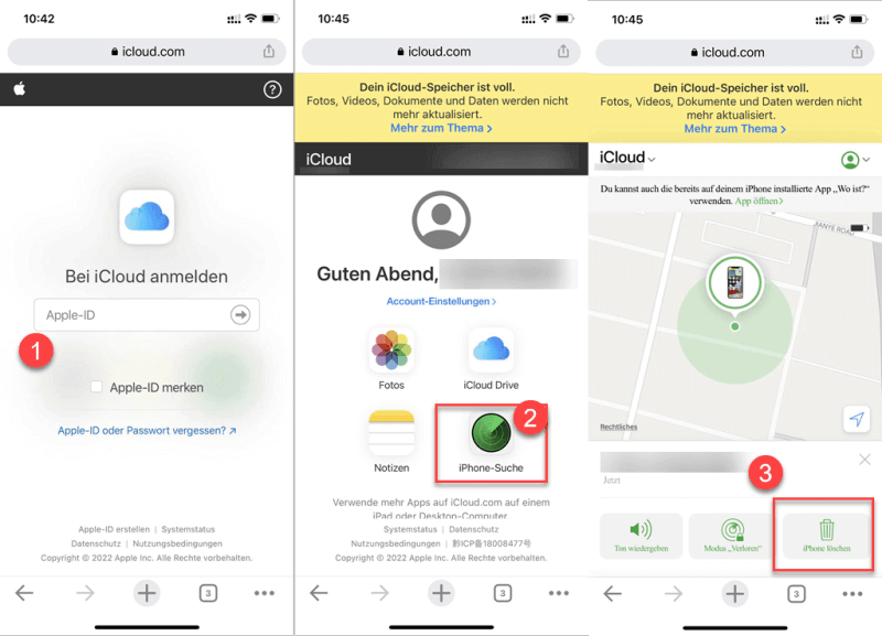 apple passwort vergessen