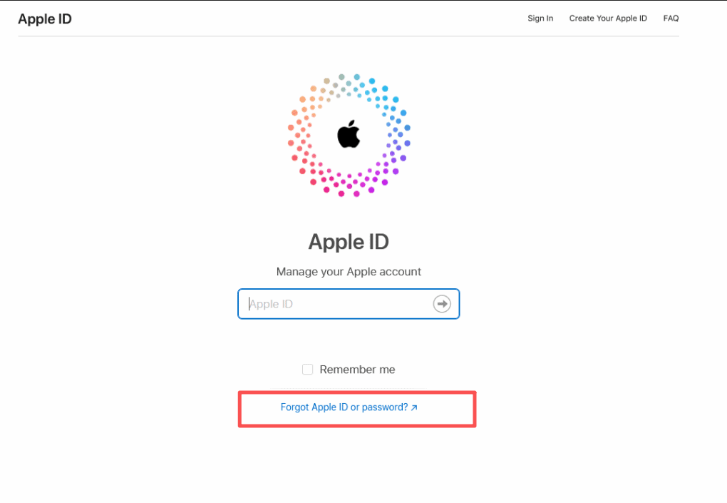 passwort apple id vergessen