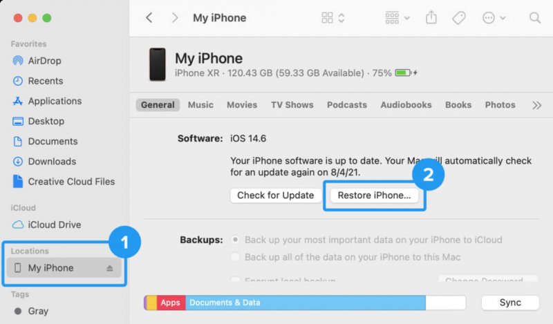 iphone da silinen notları geri getirme