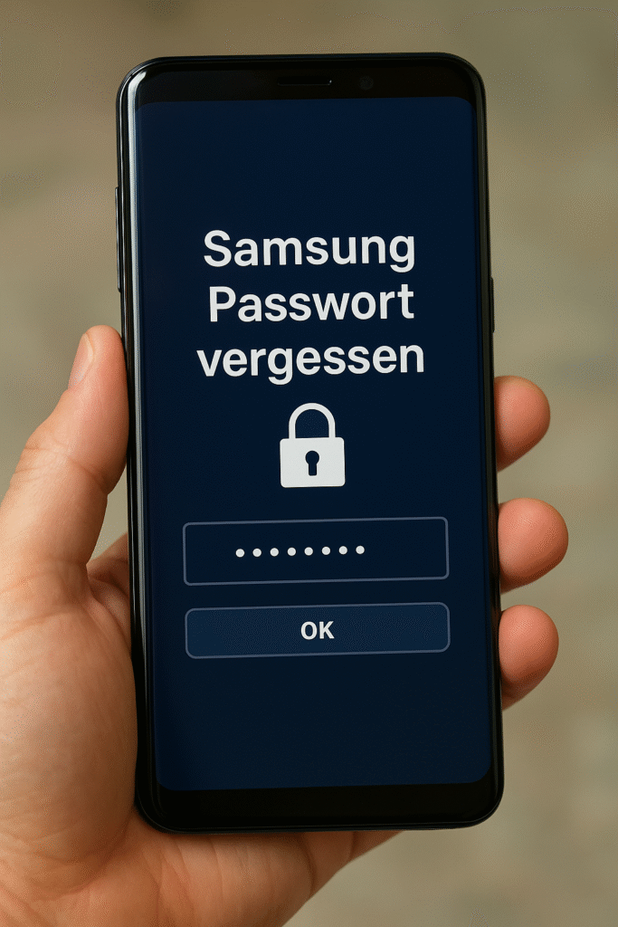 samsung passwort vergessen